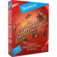 Barrita de chocolate con leche BICENTURY Sarialis, caja 120 g