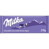 Chocolate con leche MILKA, tableta 270 g