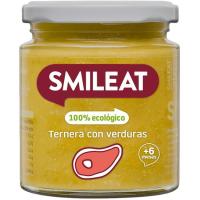 Potito de ternera con verduras ecológicas SMILEAT, tarro 230 g