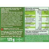 Bífidus 0% 0% con fresa EROSKI, pack 4x125 g