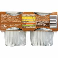 Flan de queso EROSKI, pack 4x100 g