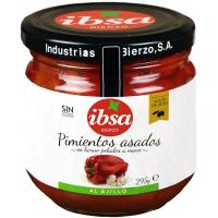 Pimiento asado al ajillo IBSA, frasco 295 g