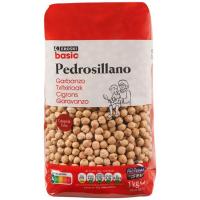 Garbanzo pedrosillano EROSKI BASIC, paquete 1 kg