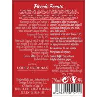 Vino Frizzante Rosato PICCOLO PECATO, botella 75 cl