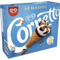 Cono clásico CORNETTO, 6 uds, caja 360 g