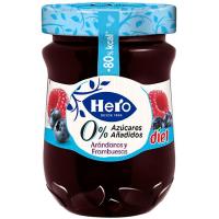 Confitura de arándanos-frambuesa HERO Diet, frasco 280 g