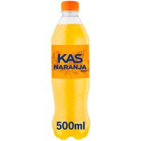 Refresco de naranja KAS ZERO, botellín 50 cl