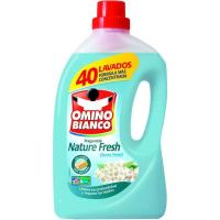 Detergente líquido Nature Fresh OMINO BIANCO, garrafa 40 dosis