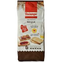 Pan tostado clásico integral DOCAMPO, paquete 720 g