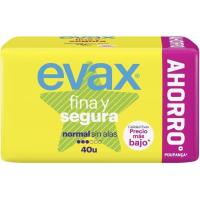 Compresa normal EVAX F&S, paquete 40 uds