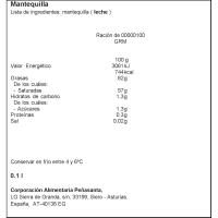 Mantequilla Bio ASANA, pastilla 100 g