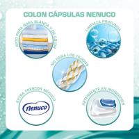 Detergente gel en cápsulas nenuco COLON, bolsa 22 dosis