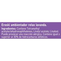 Ambientador puro lavanda EROSKI, spray 335 ml