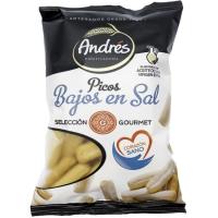 Picos bajo sal ANDRÉS, bolsa 200 g