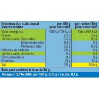 Atún claro al natural EROSKI, pack 6x56 g