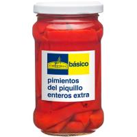 Pimiento de piquillo entero CARRETILLA Básico, 225 g