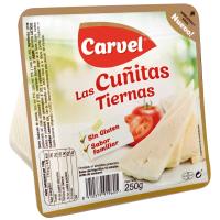 Queso tierno cuñitas CARVEL, cuña 250 g