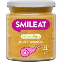 Potito de verdura-pavo ecológico SMILEAT, tarro 230 g