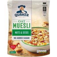 Muesli de frutos secos-semillas QUAKER, paquete 600 g