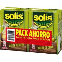 Tomate frito en aceite de oliva SOLIS, pack 2x400 g