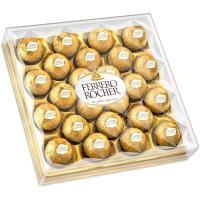 Bombones T24 FERRERO ROCHER, 24 uds, caja 300 g