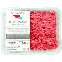 Burguer meat de cerdo-vacuno, bandeja 400 g