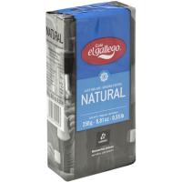 Café molido natural EL GALLEGO, paquete 250 g