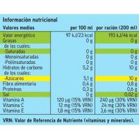 Bebida multifrutas sin azúcar EROSKI, brik 1,75 litros