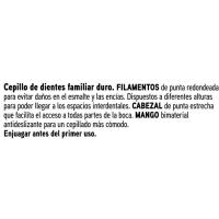 Cepillo familiar duro EROSKI basic, pack 3 uds