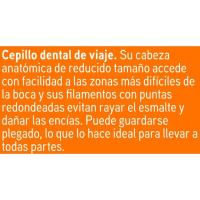 Cepillo de dientes plegable EROSKI, pack 1 ud