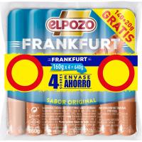 Salchichas Frankfurt ELPOZO, pack 3x160 g