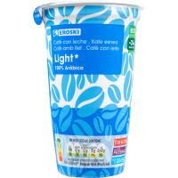 Café light EROSKI, vaso 250 ml