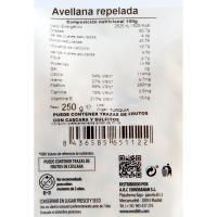 Avellana tostada, bolsa 250 g