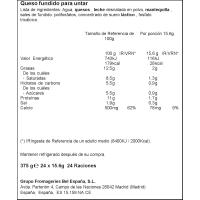 Queso fundido LA VACA QUE RIE, 24 porciones, caja 375 g