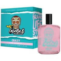 Colonia para mujer Crazy  REBEL, vaporizador 100 ml