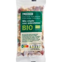 Mix de frutos secos crudos EROSKI BIO, bolsa 100 g