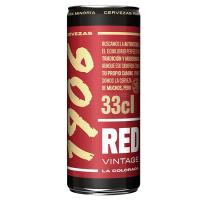 Cerveza red vintage 1906, lata 33 cl