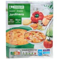 Sopa jardinera EROSKI, sobre 80 g