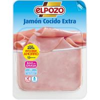 Jamón cocido extra ELPOZO, bandeja 225 g