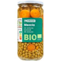 Mezcla de verduras EROSKI BIO, frasco 400 g