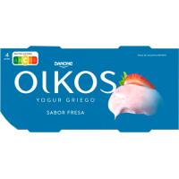 Griego de fresa OIKOS, pack 4x110 g