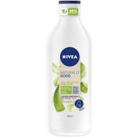 Loción corporal de aloe vera naturally good NIVEA, bote 350 ml