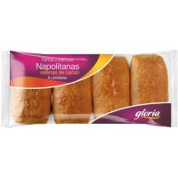 Napolitanas de chocolate GLORIA, 8 uds, paquete 320 g