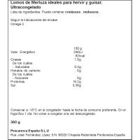 Lomos de merluza PESCANOVA, caja 360 g