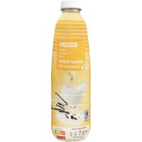 Batido de vainilla EROSKI, botella 1 litro