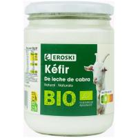 Kefir de leche de cabra EROSKI BIO, frasco 420 g