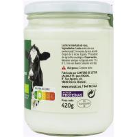 Kefir de leche de vaca EROSKI BIO, frasco 420 g