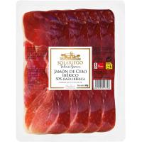 Jamón de cebo ibérico 50% raza ibérica SOLARIEGO, sobre 50 g