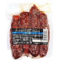 Chorizo casero picante O CAUREL, bandeja 270 g