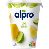 Yogur vegetal de lima limón ALPRO, tarrina 500 g